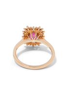 One Of A Kind Ring, 18K Rose Gold with Ruby & Diamonds